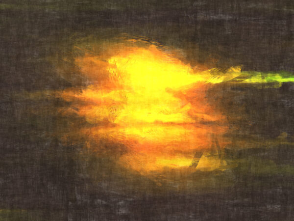 Sonnenfleck - Poster Gemälde Kunst